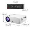 HD Support 1080P 7000 Lumens X5 LCD Projector Home Cinema Theater Movie LED Projector