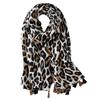 Used [New] LEX STANDARD Scarf Stole Leopard Print Large Animal Design Women's SM002 (1 Off-White) 1