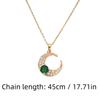 Purple Zirconia Sunburst Pendant Necklace, Golden Tone Sparkly Jewelry for Women