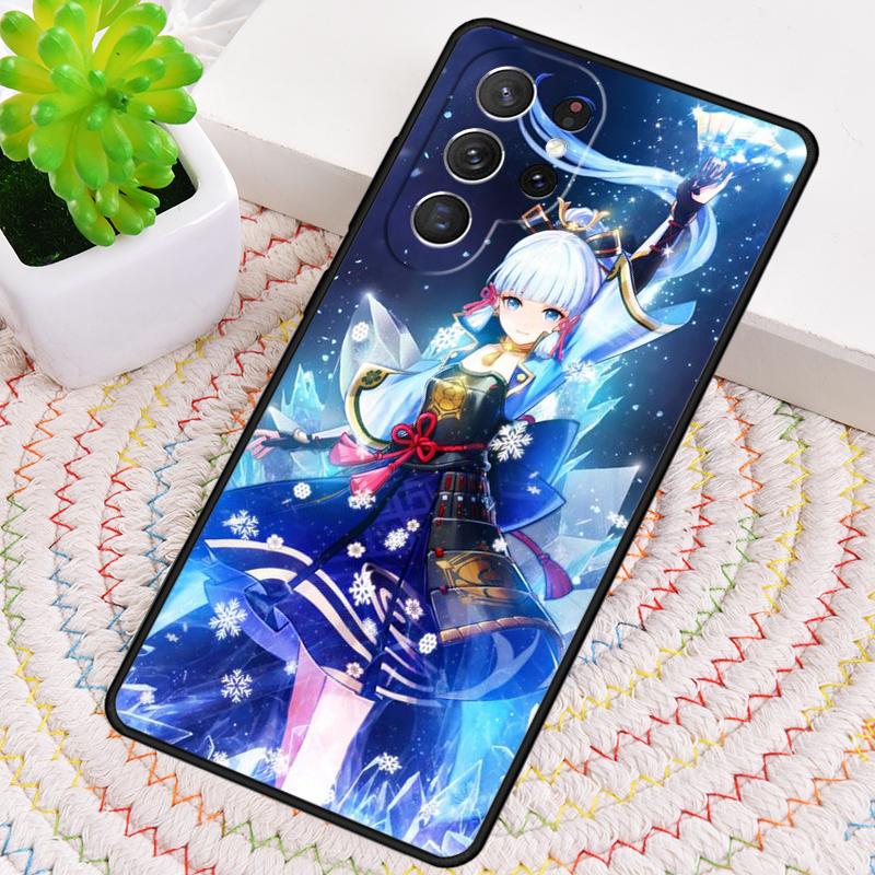 Genshin Impact Kamisato Ayaka Silicone Phone Case For Samsung Galaxy Note 10 Pro S26 S24 S23 S22 S21 Plus S25Ultra Capa Cover