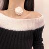 Flower Collar Necklace Jewelry Punk Choker Collar Necklace for Women Girl Teen