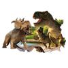 50x70cm Outside the Broken Wall Jurassic Dinosaurier 3D Tier Vinyl Aufkleber Kinderzimmer Dekoration Wandkunst Aufkleber
