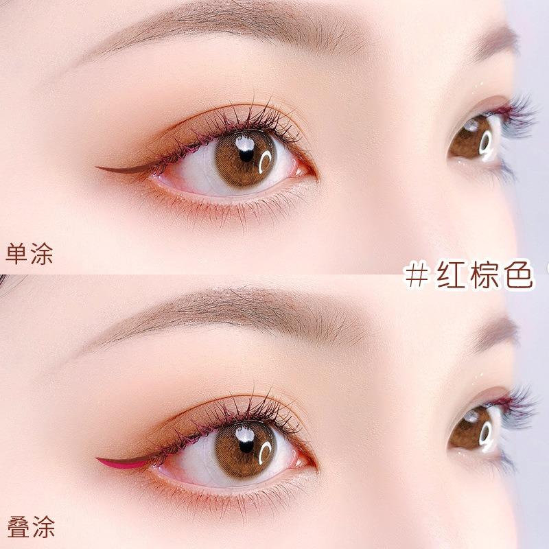 Waterproof Quick Drying Long Lasting Smudge Proof Fine Colored Eyeliner Pen For Women