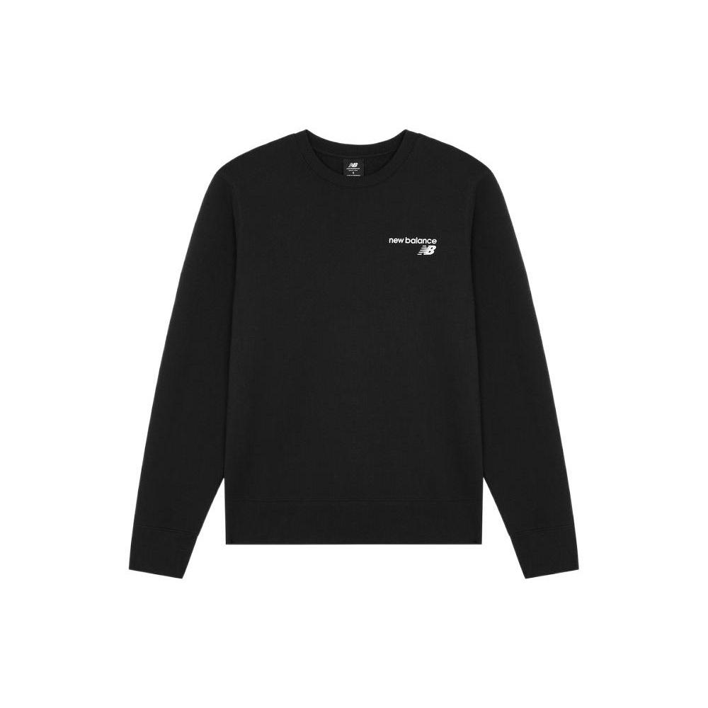 New Balance Classic Core Sweatshirt Asia Sizing Black White Men s MT03911-BK M