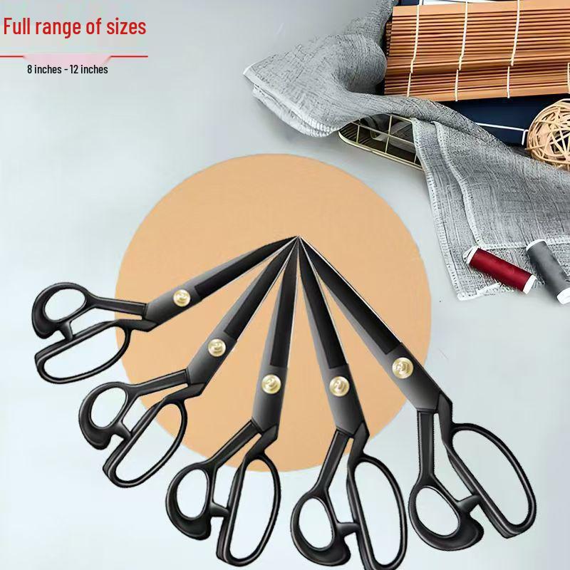 Craft Manganese Steel Tailor’s Large Scissors for Cutting Fabric – Essential for Family Business