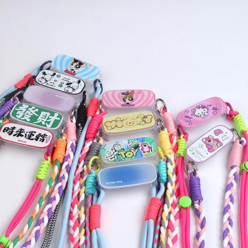 Detachable Crossbody Phone Case Clip Lanyard Cartoon Universal Anti Fall Strap