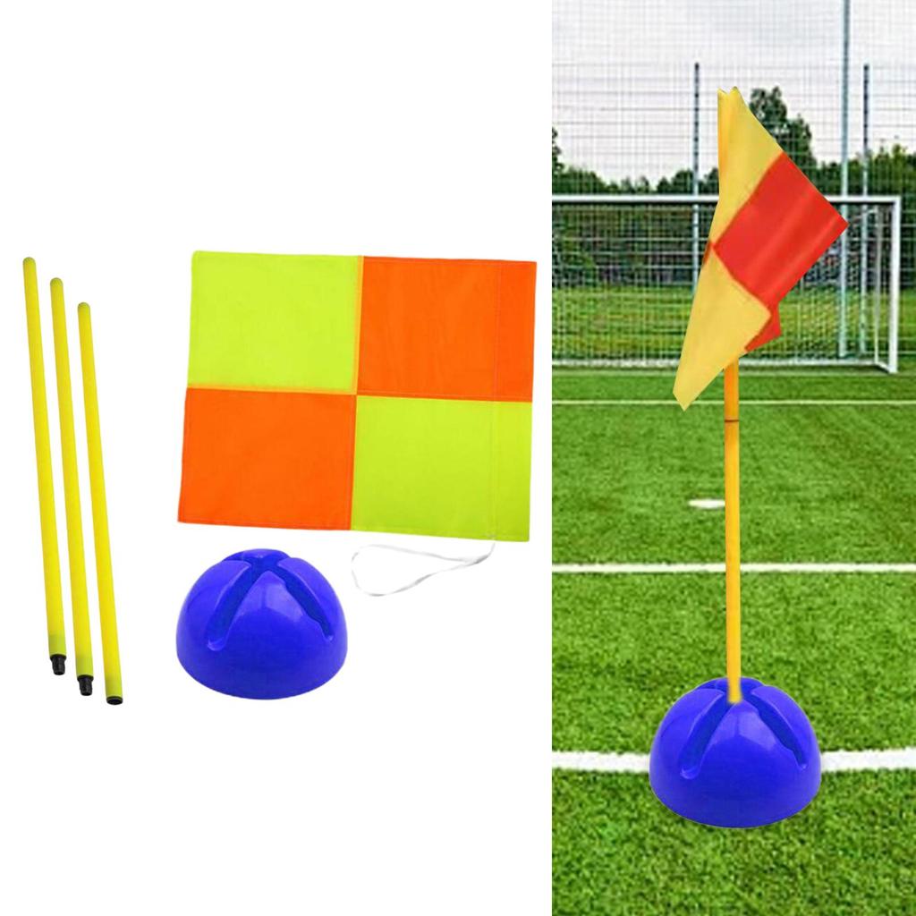 Corner Flag, Football Field Corner Flag & Agility Pole for , Rugby, and Field Hockey