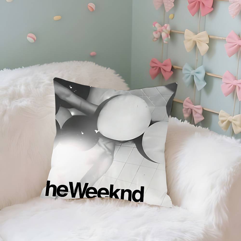 The Weeknd House Of Balloons Case Plush Fabric Soft Pillowcase Double Sided Print Cushion Cover Household Gifts