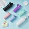 450-1000ml 304 Stainless Steel Sports Water Bottle, Large Capacity Vacuum Insulated Flask with Carry Handle for Hiking Gym