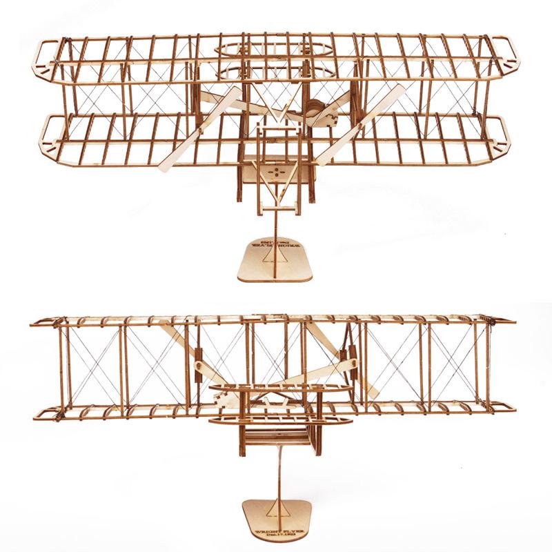 

Handmade diy Wright Brothers wooden airplane
