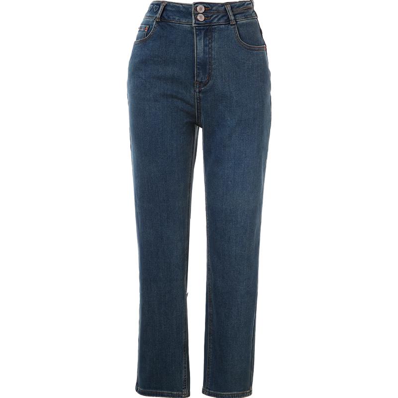 

Betu Women s High-Waist Straight-Leg Cropped Jeans M