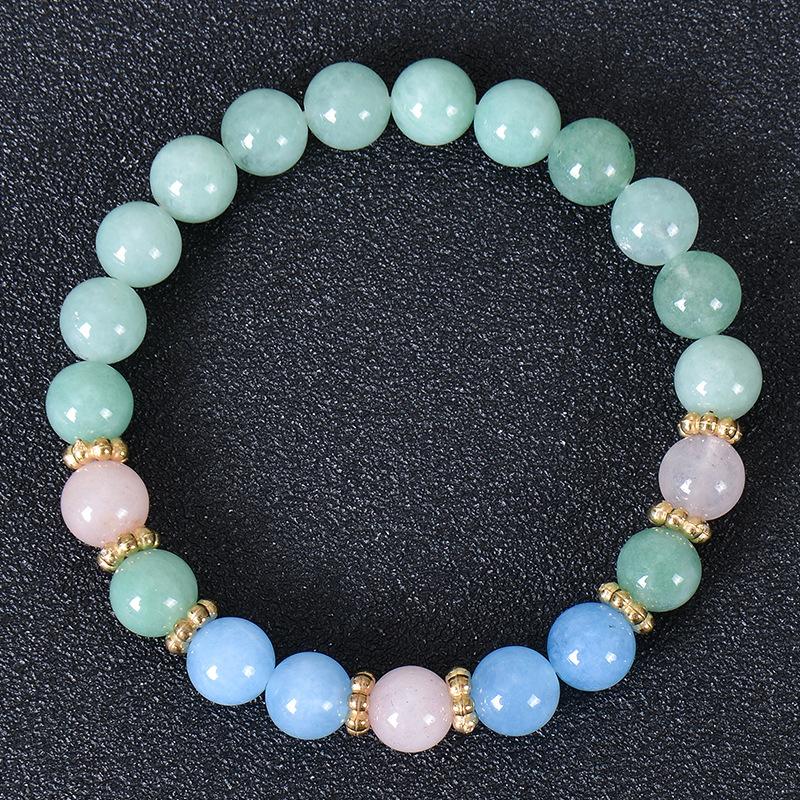 Natural Stone Bracelets Women Healing Amethyst Zircon 7 Chakra Beads Bangles Yoga Stone Gift for Couple Items  Gift