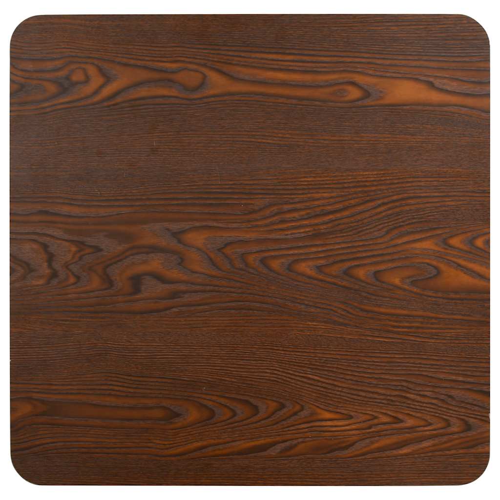 VidaXL Bistrotisch Dunkelbraun 60x60 cm MDF