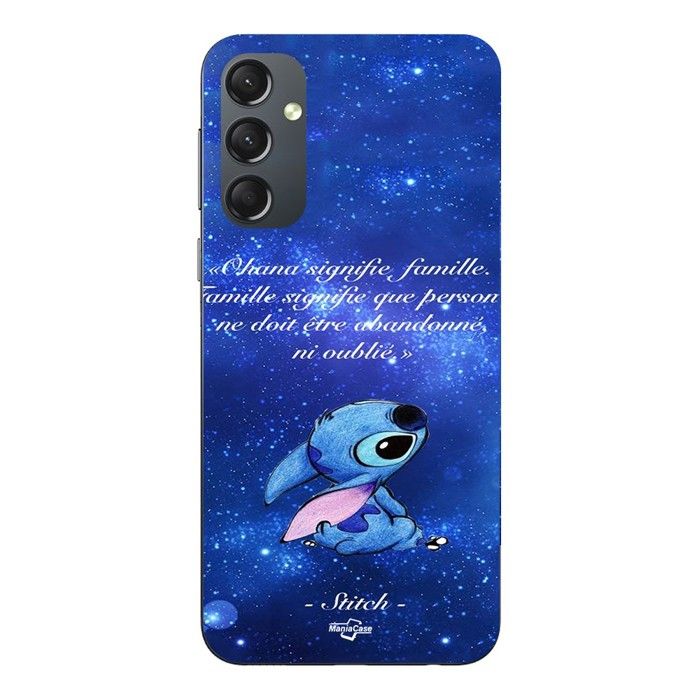 Coque Pour Samsung Galaxy A54 Stitch disney stitch mignon Ohana means family Maniacase
