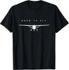 Single Engine Prop Airplane Shirt Born To Fly T-Shirt