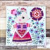 DJECO Mosaic Lovely Pet Mosaic Art Sticker Craft Educational Ages and School Entrance Elementary School Student Gift for Sports and Long Autumn Nights