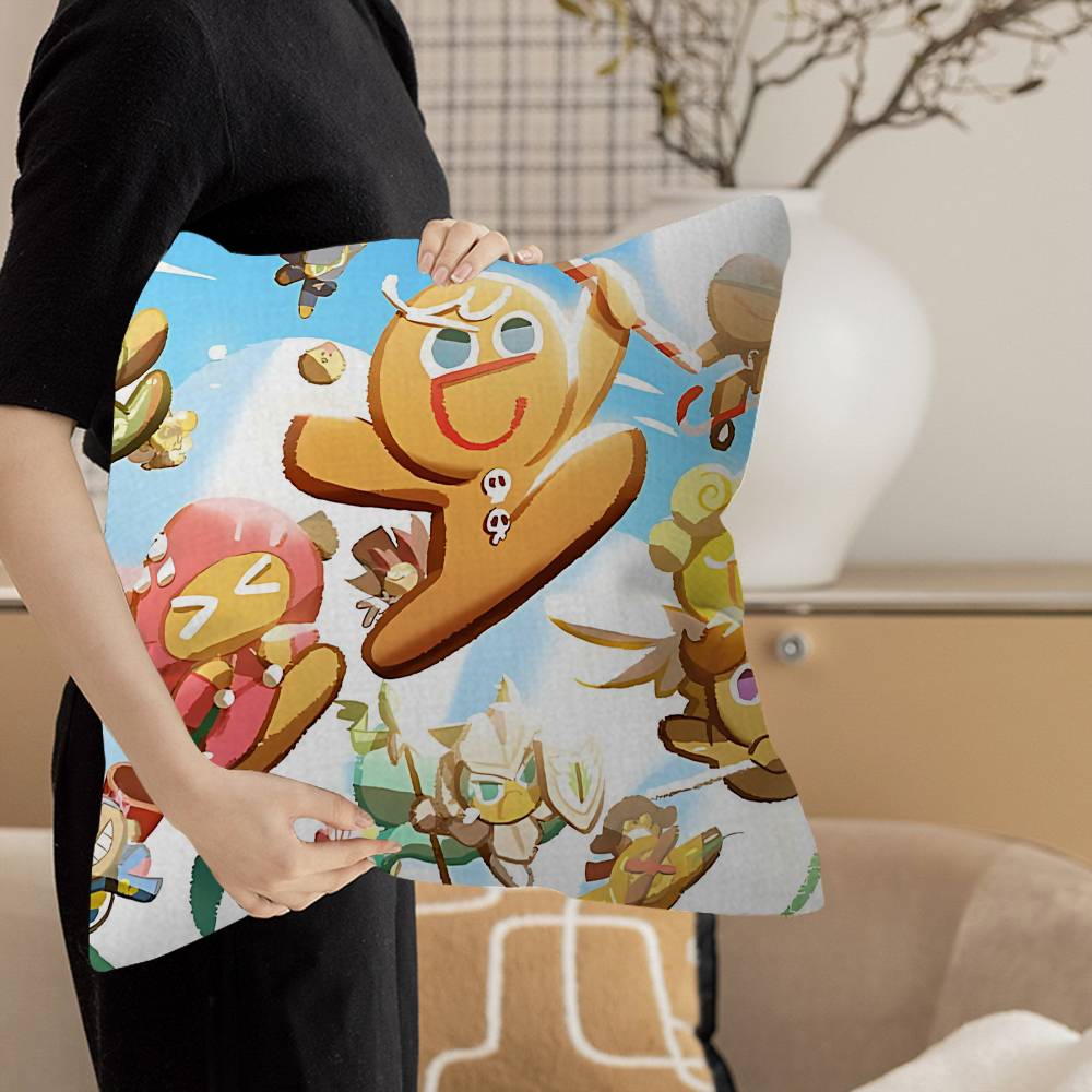 Game C-Cookie R-Run K-Kingdom Personalized Pillow Dust Cover Bedroom Kids Party Decoration Pillowcase Birthday Children Gift