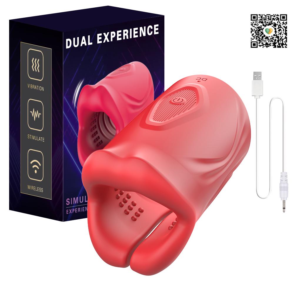 Penis Vibrator for Men Masturbator Sex Machine Penis Delay Trainer Cock Ring Glans Massager Male Sex Toys for Adult Male 18+