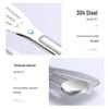 Zhishi 304 Stainless Steel BBQ & Kitchen Tongs - Set of 3
