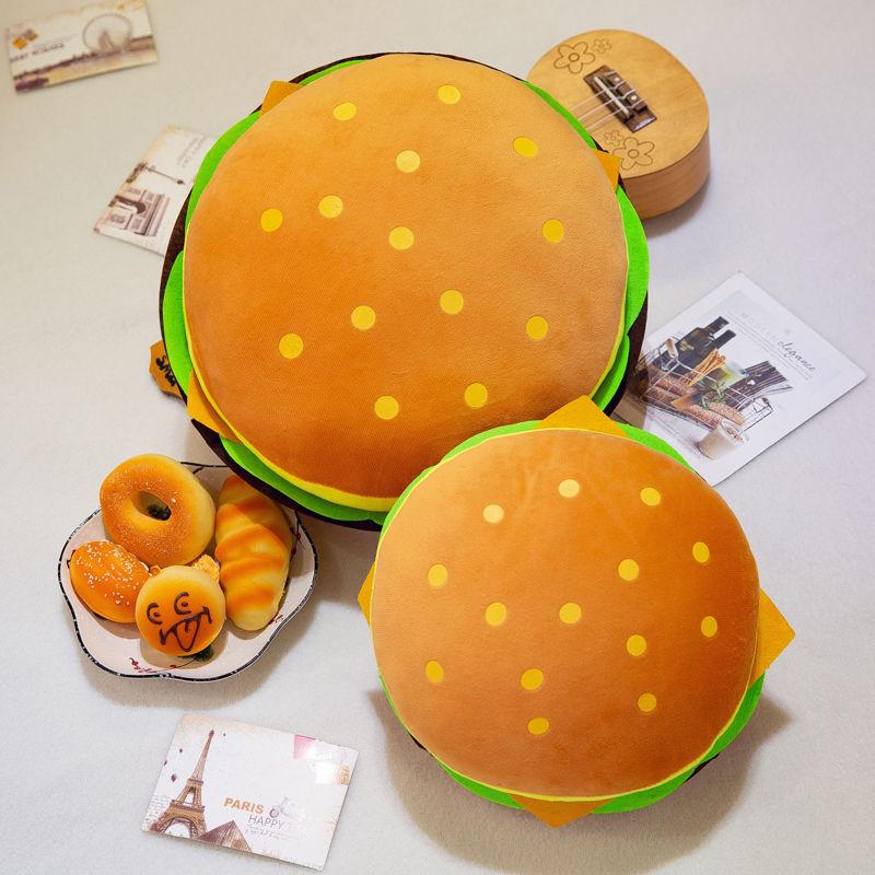 New Burger Throw Pillow French Fries Plush Toy Doll Children Girl Doll Throw Pillow