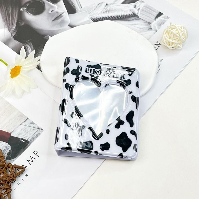 36/64 Pockets Mini Photo Album Heart Transparent Photocard Holder Mini Polaroid Album Storage Collect Book Name Card Album