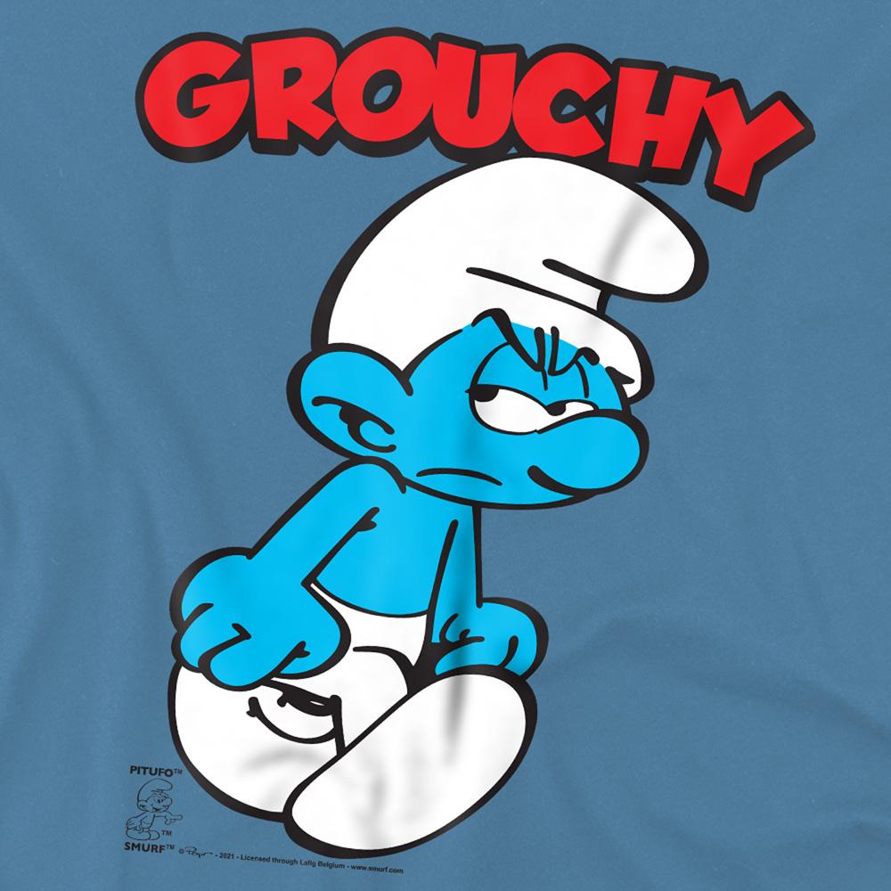 The Smurfs Unisex Adult Grouchy T-Shirt