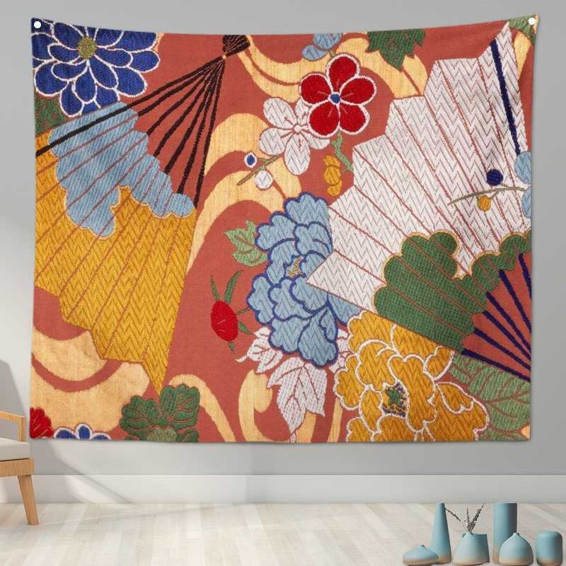 Ukiyo-e Japanese Print Tapestry Wall Cloth Cushion Bedroom Hanging Home Decoration Living Room Background Cloth Tapiz