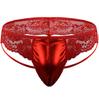 Men'S Lingerie Panties Lace Frilly Sissy Pouch Thong Gay Night Hollow Butt Bikini Briefs T-Back G-String Crossdresser Underwear