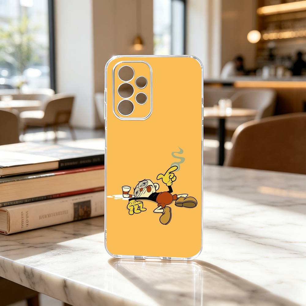 P-Popular C-Cuphead Game  Phone Case For Samsung S25,S24,S21,S22,S23,S30,Ultra,S20,Plus,Fe Transparent Cover
