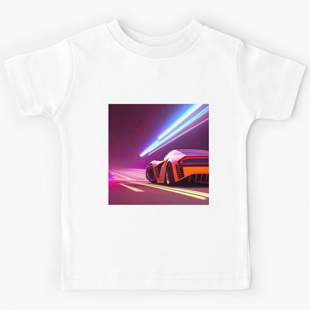 Synth City Racer Kids T-Shirt 120