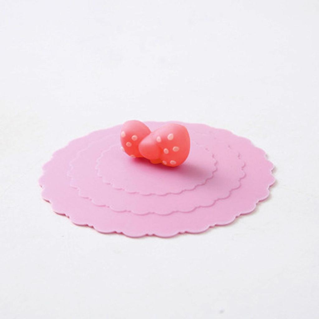 1pc Innovative Silicone Cup Cover Aesthetically Designed, Leak Proof, Dishwasher Safe, Perfect for Hot & Cold Beverages.
