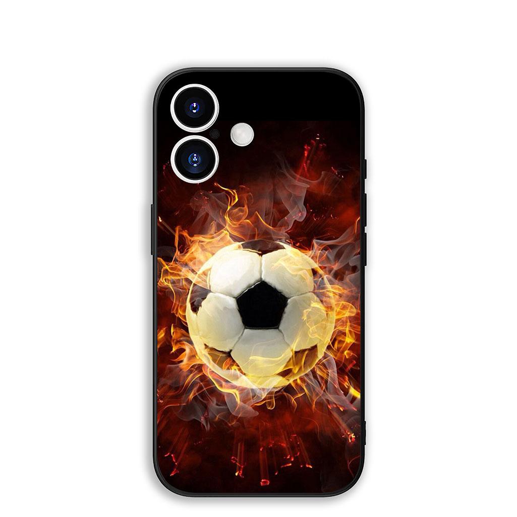 

for Apple iPhone 16 15 14 11 Pro Max 6 7 8 Plus + SE2 SE3 SE 2022 2020 8+ Phone Case Soccer No 7 Star Football No7 Wallpaper iPhone 16 ProMax