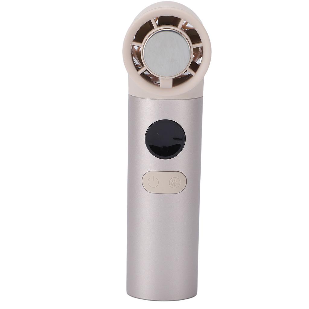 Portable Handheld Fan Ice Cooling Quiet 360 degrees Adjustable Curved Mini Handheld Fan with Lanyard for Travel Home