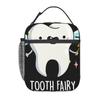 Cartoon Tand Tandfee Geïsoleerde Lunchtas voor Vrouwen Kantoor Koeltas Thermische Voedseldoos Tote Draagbare Lunchboxen Container