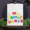 My Tummy Hurts Tee: Funny Cartoon Meme Shirt