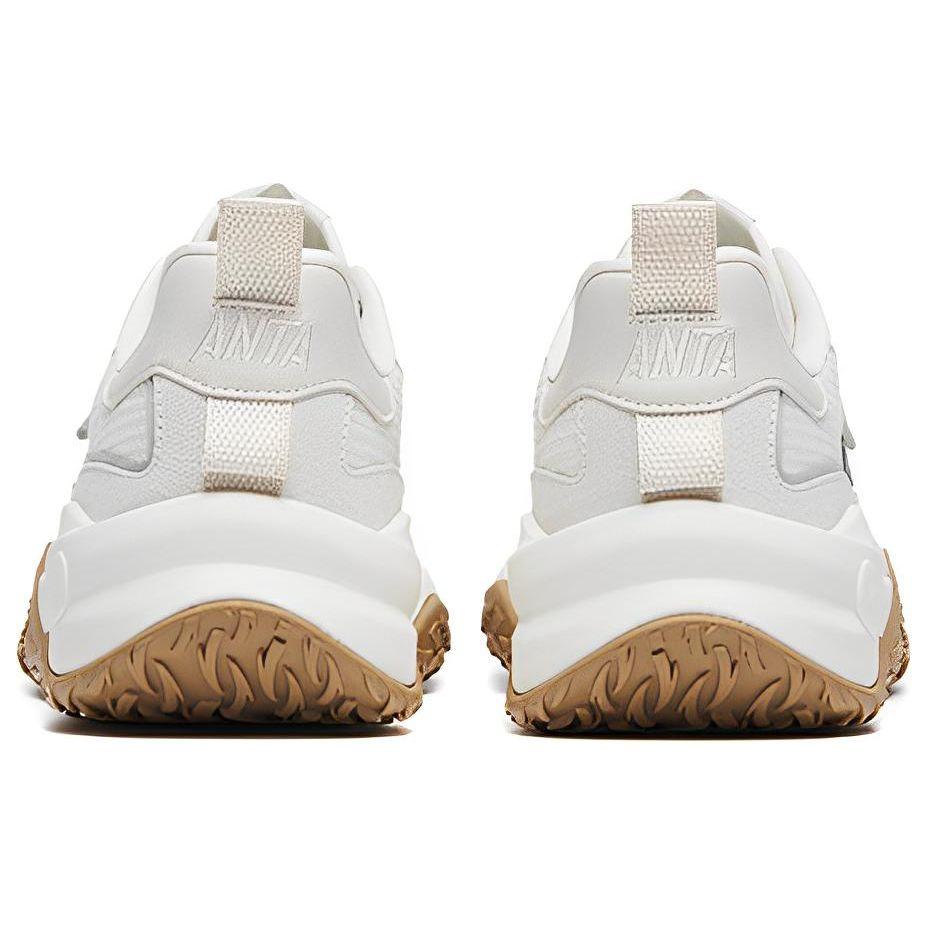 Anta Qicheng Non-Slip Wear-Resistant Shock-Absorbing Low-Top Sports Casual Shoes Men Sneakers White Blue 912318859-2