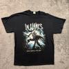 In Flames Metal Band Tour T-Shirt Men's L Black 2019 North America Concert
