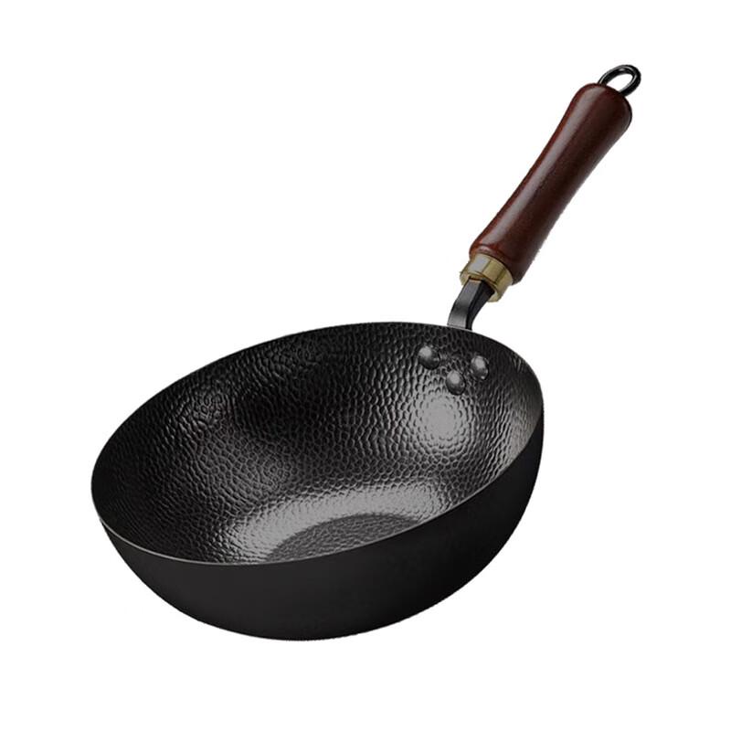 Yingtang Hand-Forged Non-Stick Cast Iron Frying Pan, 28cm
