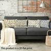 Rechteckige Kissenhülle mit Blumenmuster Geeignet für Sofa Schlafzimmer Auto Kissenbezug Kissen Rechteckiges Rückenkissen
