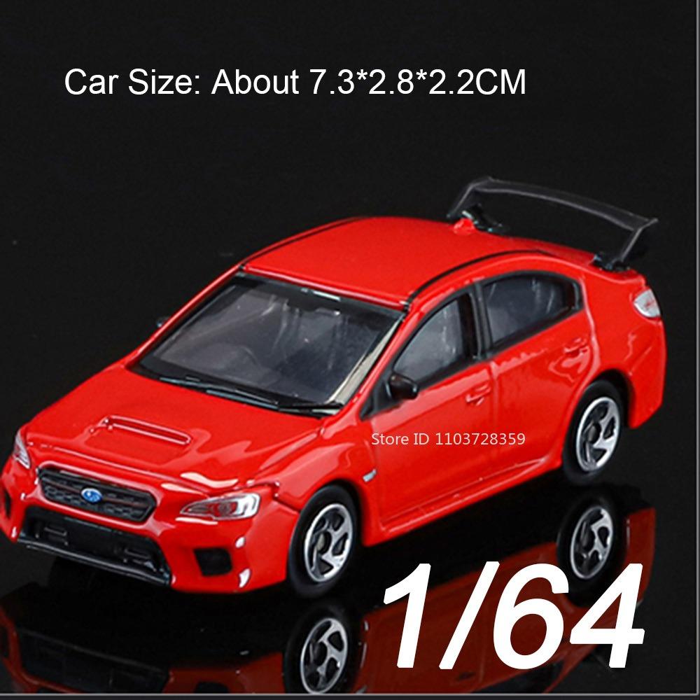 

1:Масштаб 64 Модель Subaru Impreza WRX STI Суперкар Игрушка Металлический Литой Амортизация Скольжение Вперед Мини Спортивные Машинки для Подарков Детям красный