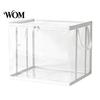 Book Storage Organizer Clothes Bag, with Lid And Handles, Large Capacity Dustproof Bag Organizer, Transparent PVC Container for Toys Student Textbooks
