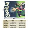 British GorillazS Virtual Band Rock Hip-Hop Blanket Warm Soft Novelty Plush Throw Blanket For Travel Office Flannel Bed Cover