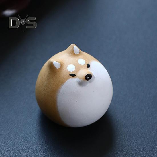 Hunde-Tee-Haustier-Kunsthandwerk, Kungfu-Skulptur für Teeliebhaber, farbwechselndes Teetablett-Dekor, Wasserspender, Heißwasser, dekoratives Ornament