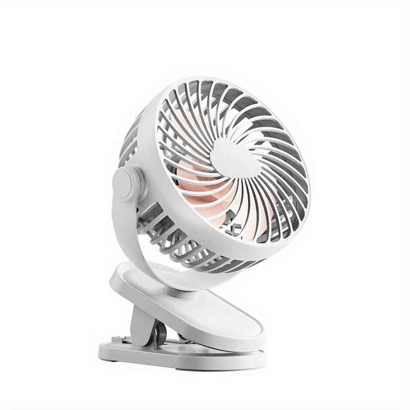 Portable USB Electric Fan Mini Portable hanging/clip-on/desktop Three Modes Of Use, 720 Degrees Rotating Blower Cool