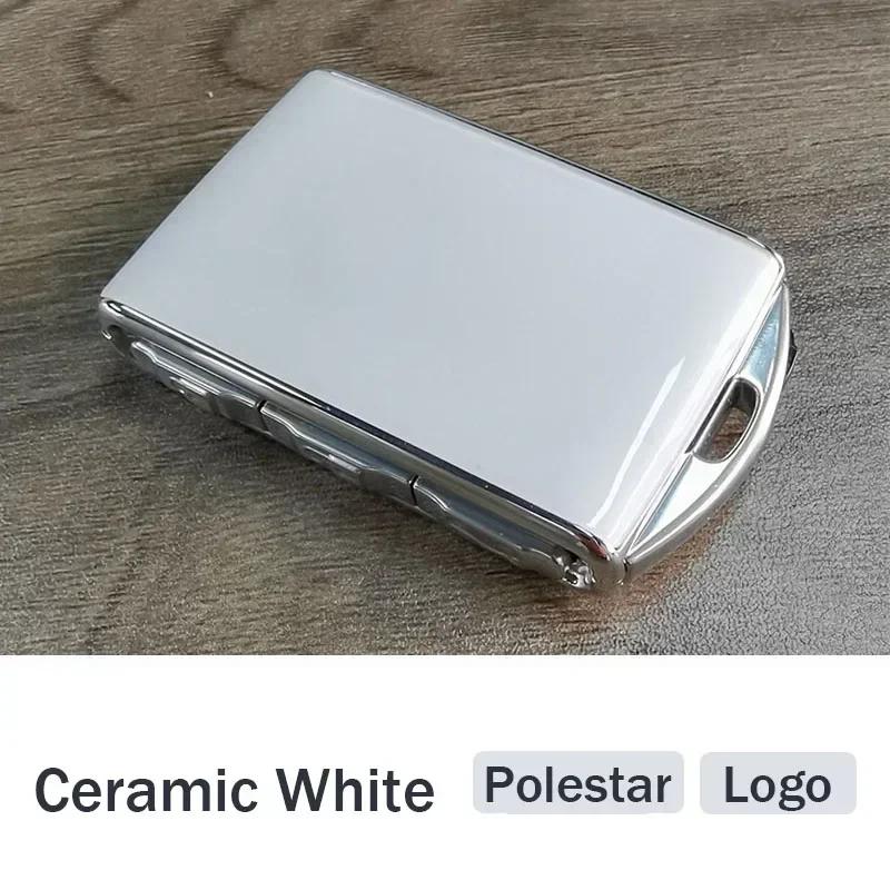 Luxus Lederlegierung Autoschlüsselhülle Schlüsselersatzschale für Volvo S60 S90 XC40 XC60 XC90 V60 V90 Polestar 1 Polestar 2 Polestar 3