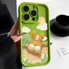 Cute Cartoon Corgi Dog Silicone Phone Case For iPhone 14 Pro Max Cases iPhone 11 12 13 15 XS XR X 7 8 Plus Shockproof Soft Cover