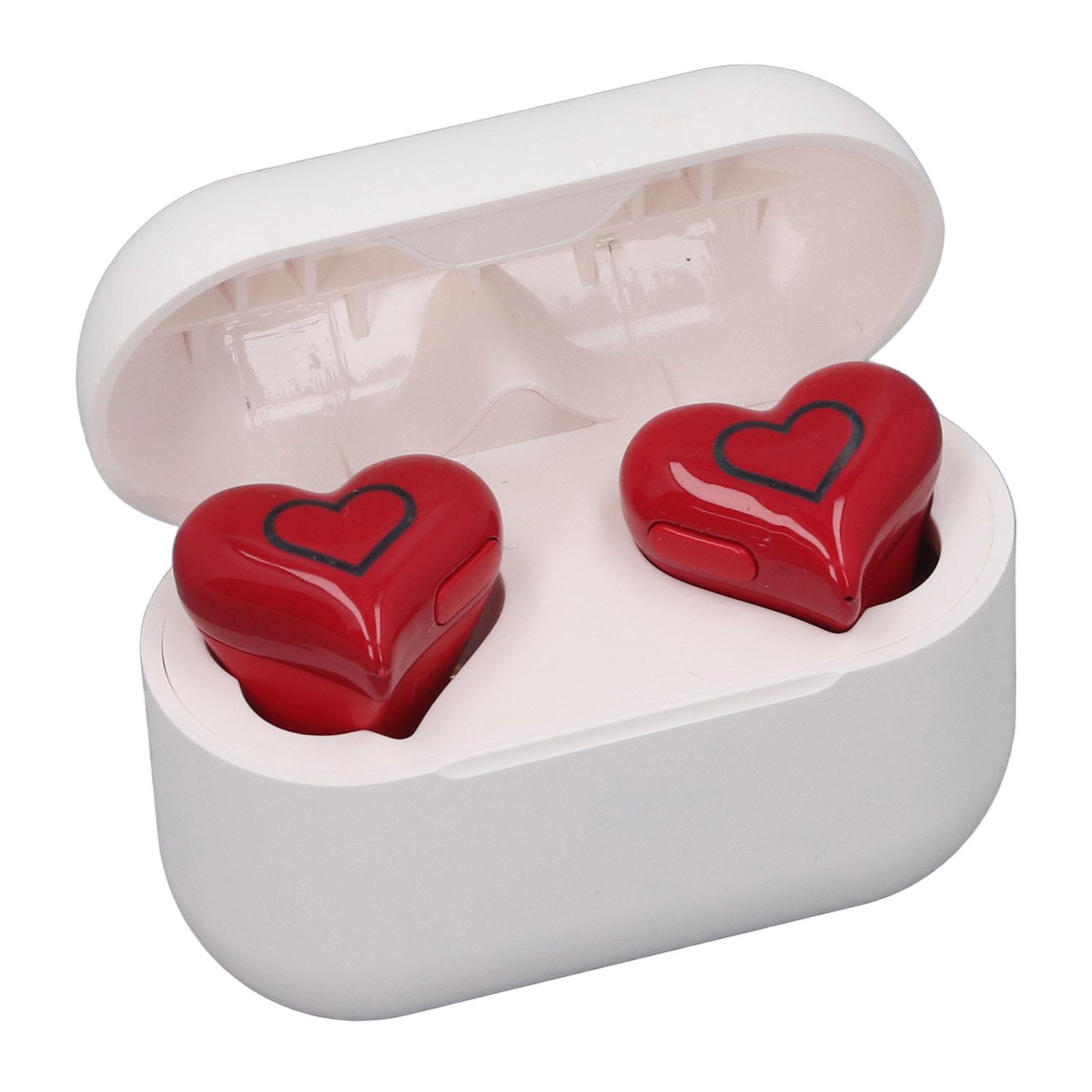 

Беспроводные наушники в форме сердца, симпатичные, стильные, со стереозвуком HIFI, встроенным микрофоном, Bluetooth 5.3, беспроводные синий