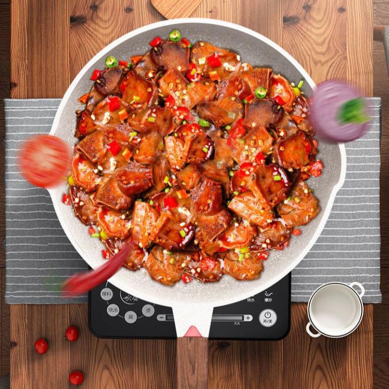 Maifanshi Non Stick Pan Frying Pan Household Frying Pan Frying Pan Flat Bottomed Pan Electromagnetic Gas Stove Dual-use