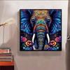 New Arrival 5D DIY Full Circle Diamond Painting "Colorful Elephant" Embroidery Cross Stitch Home Decor Gift