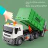 Inertial Garbage Truck Toy with Inflatable Lift and Sorting Bins - Kids' Sanitation and Sweeping Simulation